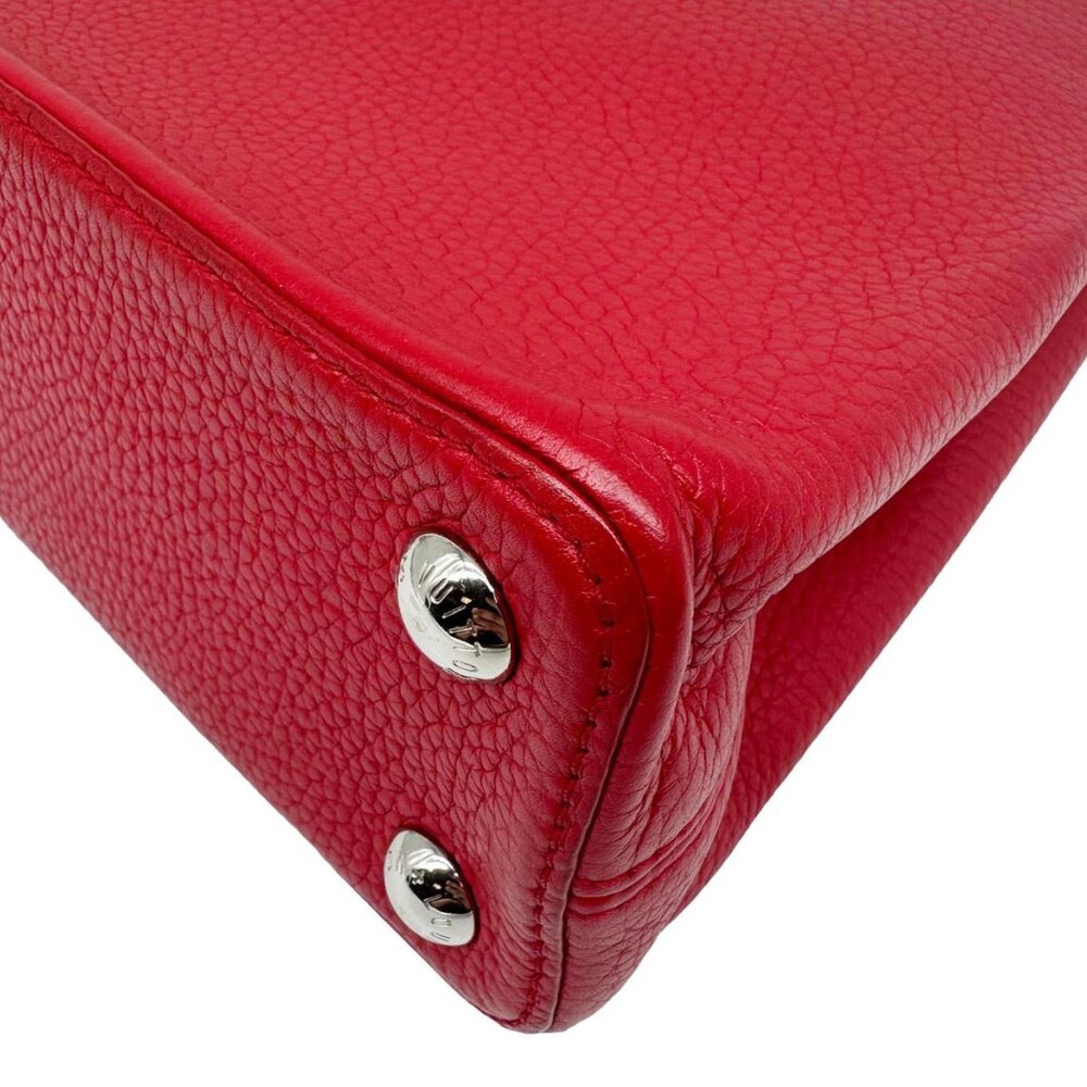 Louis Vuitton Capucines Bb Python Handle Leather … - image 8